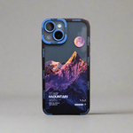 iPhone 13 Mountain Case - Purple Snow