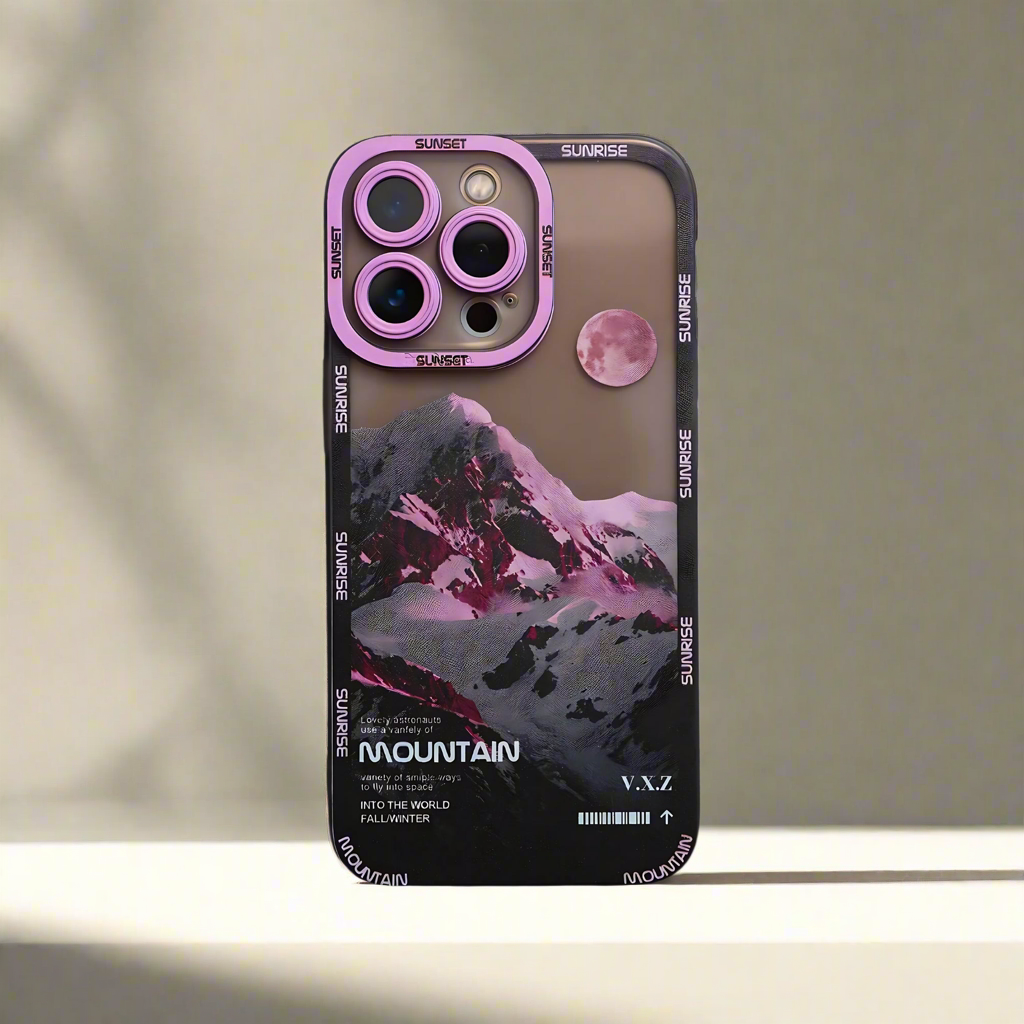 iPhone 14 Pro Max Pastel Peaks: Rose Quartz
