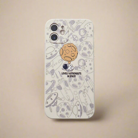 iPhone 11 White Lovely Astronaut Case